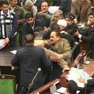 Now democracy shamed in Kashmir assembly, PDP MLA slaps Marshal