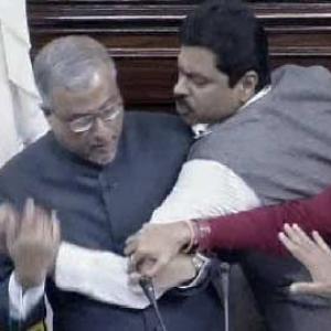 No Telangana Bill in Rajya Sabha, official heckled by TDP member