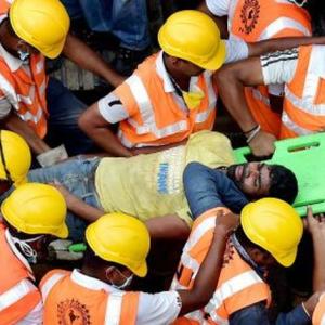 Man found alive after 72 hours in Chennai building rubble