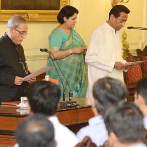 Kamal Nath takes oath as Protem Speaker