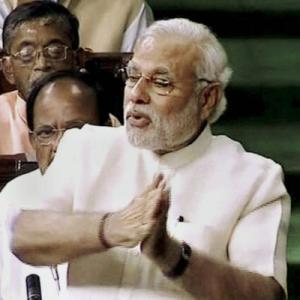 Modi's first speech in Parl: Don't want to move forward without oppn