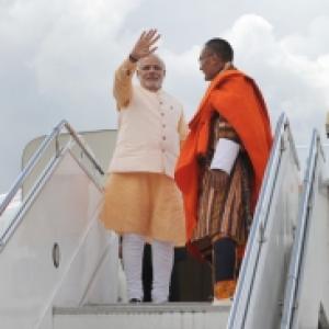 Modi leaves Bhutan for home after first foreign visit