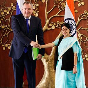 Russian deputy PM holds talks with Swaraj