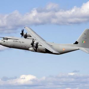 IAF's new C-130 J crashes near Gwalior; 5 dead