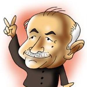 Why is Shinde smiling?