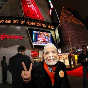 Modi's speech to be beamed live at New York's Times Square