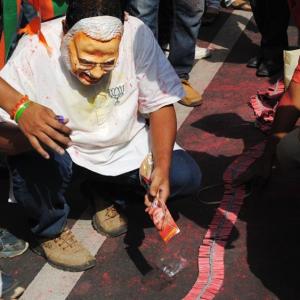 PHOTOS: BJP readies for victory lap in New Delhi, Cong sulks