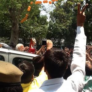 Band, baaja and BJP: Modi's victory march in Delhi