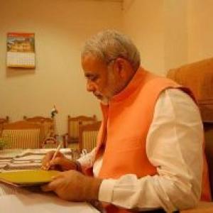 Gujarat will march ahead after me, says an emotional Modi