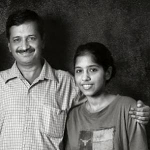 Daughter gives Kejriwal reason to smile, scores 96 pc in Class XII exam