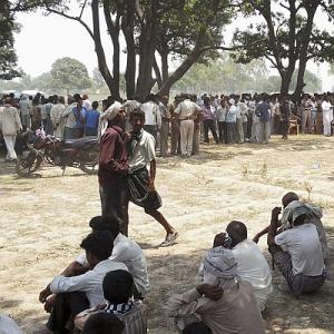 Badaun rape: Family holds dharna under tree where they were hanged