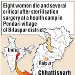 Sterilisation botch-up kills 8 women in Chattisgarh; 4 doctors suspended