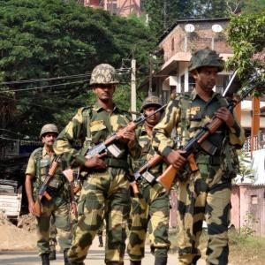 PIX: Security beefed up for PM Modi's visit to Guwahati