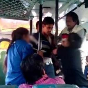 Haryana: Braveheart sisters thrash eve-teasers as others look on