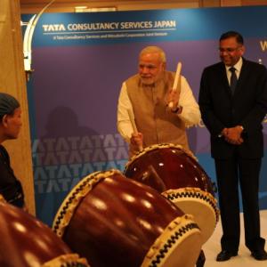 In Japan, PM Modi is drumming up quite a buzz