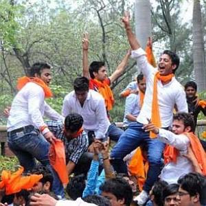ABVP sweeps Delhi University polls, first major win in 18 yrs