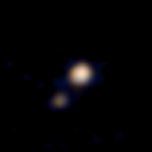 NASA probe clicks FIRST-EVER first colour image of Pluto