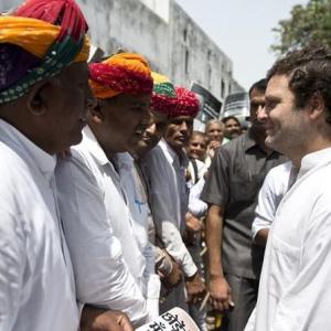 Back after 2 months: Rahul meets farmers ahead of mega rally