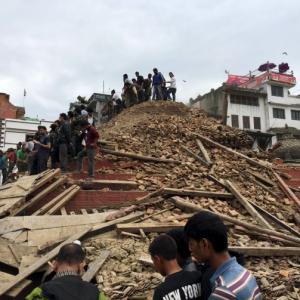 IMAGES: Massive quake leaves Nepal devastated, India hit