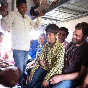 For farmers, Rahul takes a train to Punjab