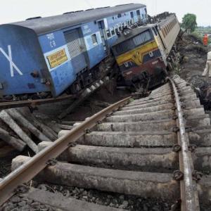 Twin train derailment in Madhya Pradesh leaves 28 dead