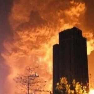Massive explosion rocks China's Tianjin city