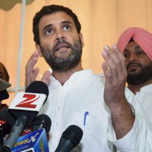 Thought Modi will give a tough fight, but he fled; he has no guts: Rahul