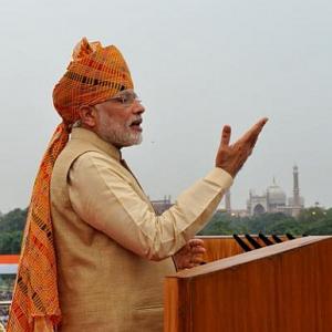 The BIG numbers Modi gave Indians at Red Fort