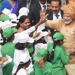 Feel lucky to have shaken hands with PM: Kids @ I-Day event