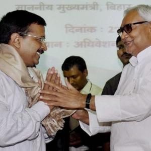 Nitish, Kejriwal tear into Modi govt, say people will give befitting reply