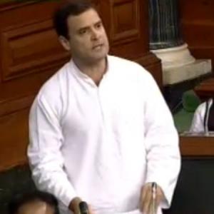 Now in India, protest means sedition, says Rahul in Parliament