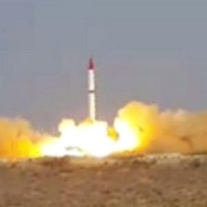 Pak test-fires nuclear-capable Shaheen-III ballistic missile