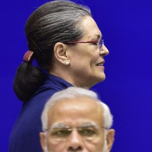 Let him say what he wants to say: Sonia's reply to Modi's democracy remark