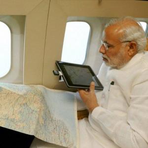 No off days, on duty all the time: That's PM Modi for you