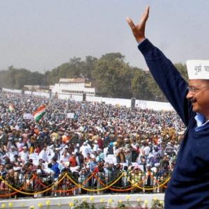 With promise to make Delhi corruption-free, Kejriwal takes charge