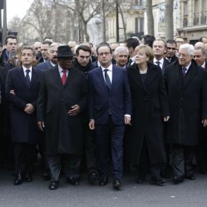 PHOTOS: At historic Paris march, world leaders show the way