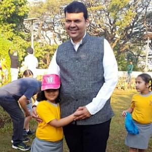 PHOTOS: Daddy Fadnavis tweets about day at daughter's school