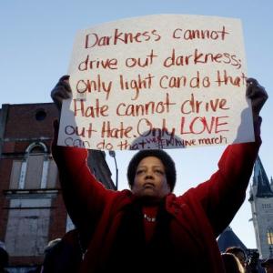 PHOTOS: Protests mark Martin Luther King Jr Day