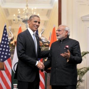 Narendra Damodardas Modi woven into PM's pinstripe suit!