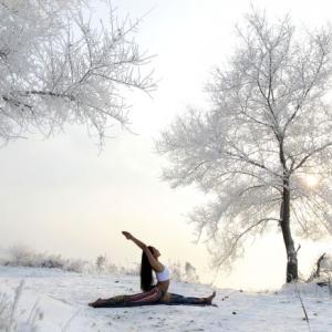 ZEN OUT: Yoga moves in the most unthought-of locales
