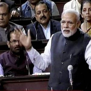 Govt faces embarrassment in RS; oppn's amendment crticising it adopted