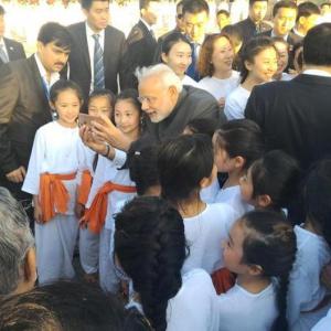 On Day 2 of China visit, PM Modi gets down to business