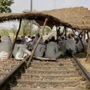 Gujjar agitation: Highway cleared, rail track remains blocked