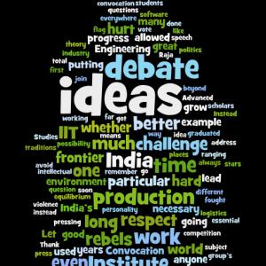 Word cloud: RBI Governor Raghuram Rajan's speech at IIT Delhi