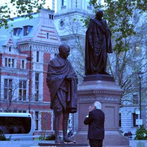 Why's Gandhi's statue outside UK parliament? Modi reveals the reason