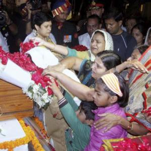 Last salute: Thousands gather for funeral of martyred Colonel Mahadik