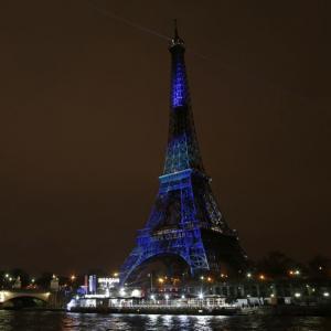 FIRST LOOK: The Eiffel Tower turns green for Planet Earth