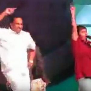 Bust a move! TDP leader's Gangnam style