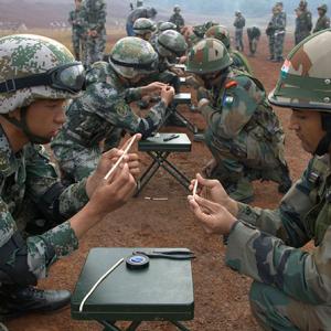 China's defence spend: $146 bn. India's: $40 bn!