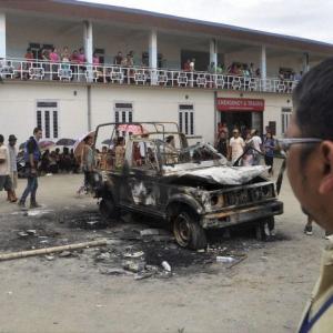 Manipur violence: 2 govt offices incinerated in Churachandpur